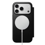 NOMAD Mag Modern Leather Folio Apple iPhone 18 Pro / 17 Pro - Black - Black