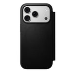 NOMAD Mag Modern Leather Folio Apple iPhone 18 Pro / 17 Pro - Black - Black
