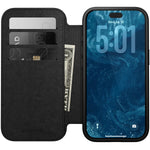 NOMAD Mag Modern Leather Folio Apple iPhone 18 Pro / 17 Pro - Black - Black