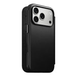 NOMAD Mag Modern Leather Folio Apple iPhone 18 Pro / 17 Pro - Black - Black