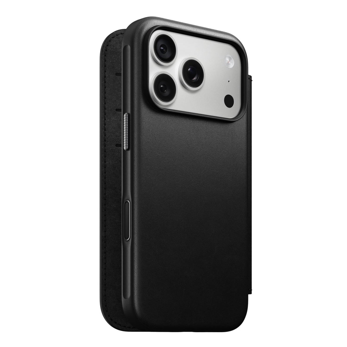 NOMAD Mag Modern Leather Folio Apple iPhone 18 Pro / 17 Pro - Black - Black