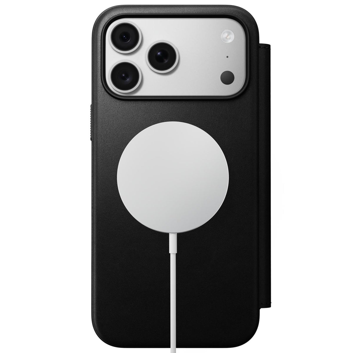 NOMAD Mag Modern Leather Folio Apple iPhone 18 Pro Max / 17 Pro Max - Black - Black