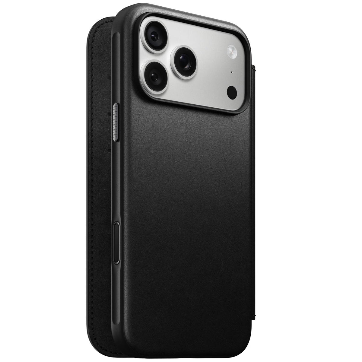 NOMAD Mag Modern Leather Folio Apple iPhone 18 Pro Max / 17 Pro Max - Black - Black