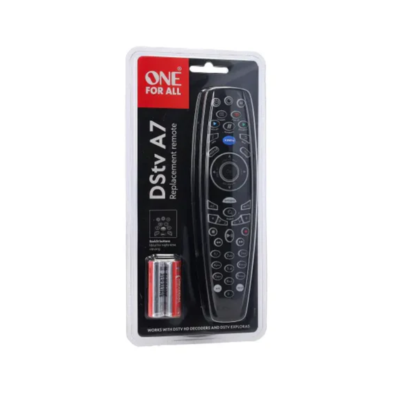 One For All URC9250 A7 DSTV Explora Remote - Black