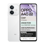 Oppo A40M 4G Dual Sim 256GB - White - Black