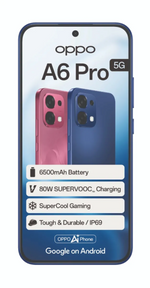 Oppo A6 Pro 5G 256GB Watch + Buds -Blue - Blue