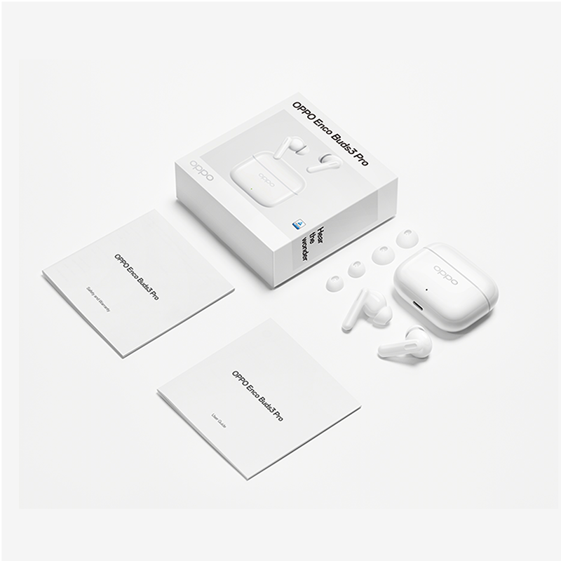 Oppo Enco Buds3 Pro - White - White