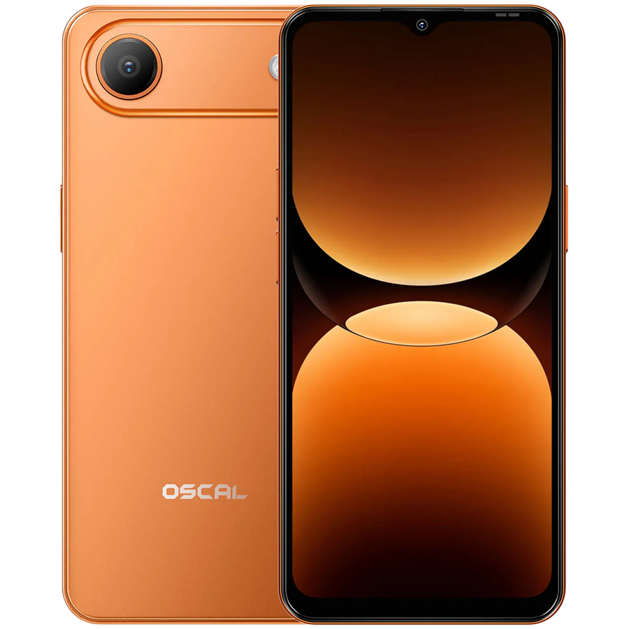 OSCAL Flat 3C LTE Smartphone 6.65’’ 32GB - Orange - Blaze Orange - Smartphone