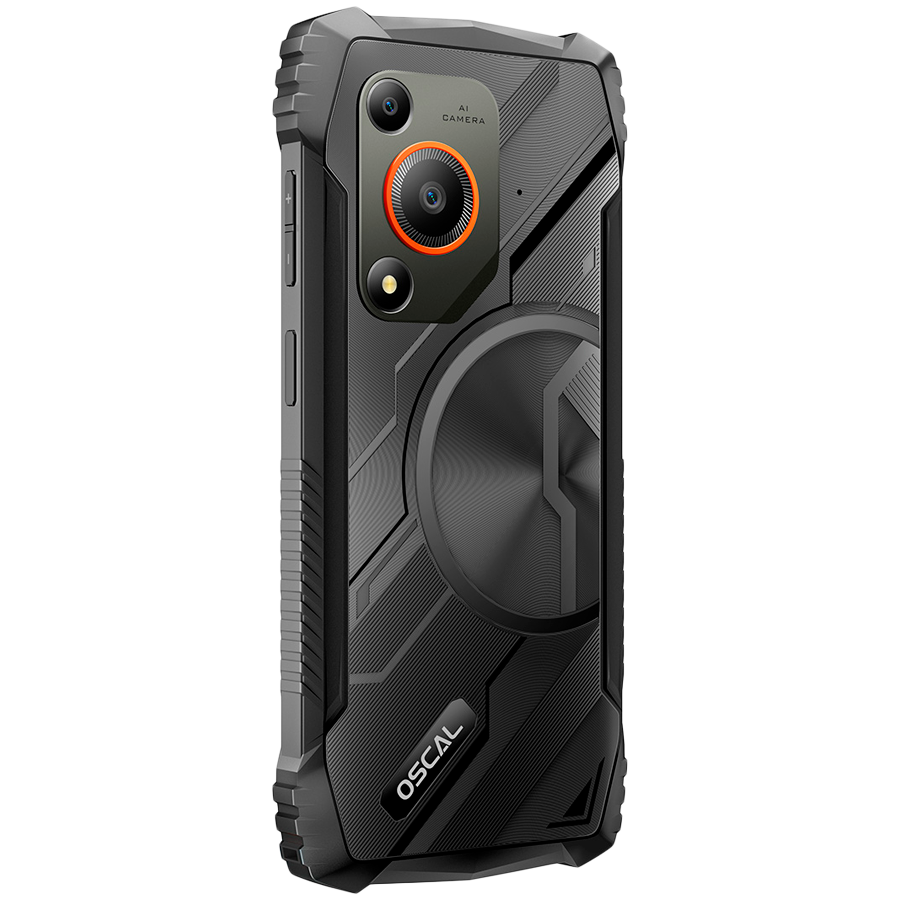 OSCAL Marine 1 LTE 128GB Rugged Smartphone - Black - Black - Smartphone