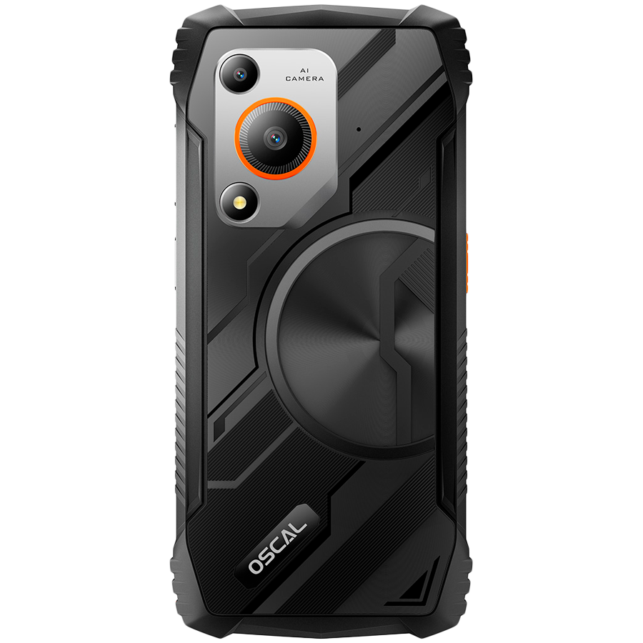OSCAL Marine 1 LTE Dual Sim 128GB Rugged Smartphone - Orange - Orange - Smartphone