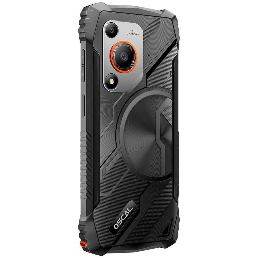 OSCAL Marine 1 LTE Dual Sim 128GB Rugged Smartphone - Orange - Orange - Smartphone