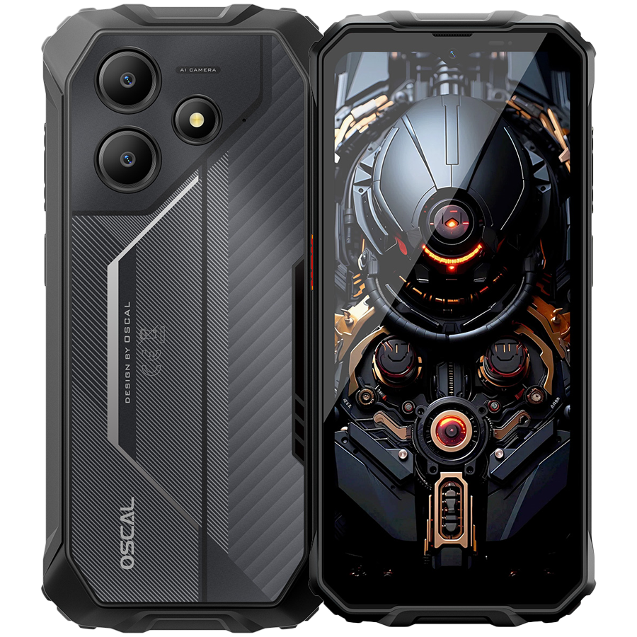 OSCAL Marine 2 LTE Dual Sim 64GB Rugged Smartphone - Black - Black - Smartphone