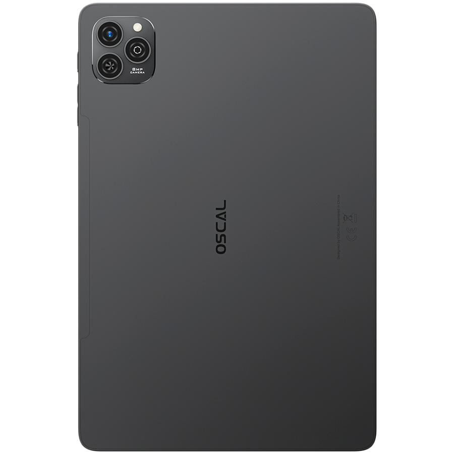 OSCAL Pad 9 LTE 10.1’’ HD IPS Tablet 128GB 4GB RAM 4G LTE Android 15 - Titanium Grey - Gray - PC Tablet