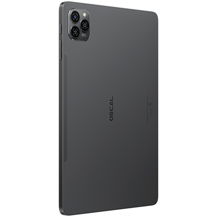 OSCAL Pad 9 LTE 10.1’’ HD IPS Tablet 128GB 4GB RAM 4G LTE Android 15 - Titanium Grey - Gray - PC Tablet