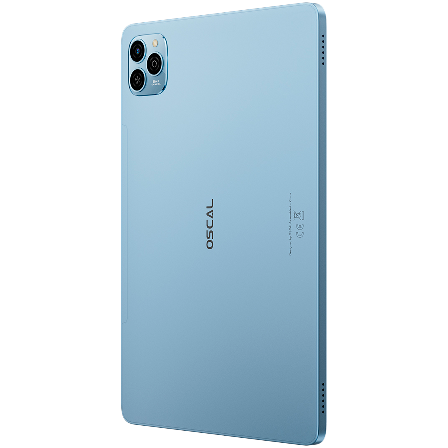 OSCAL Pad 9 LTE 10.1’’ HD IPS Tablet 128GB 4GB RAM 4G LTE Android 15 - Peak Blue - Blue - PC Tablet