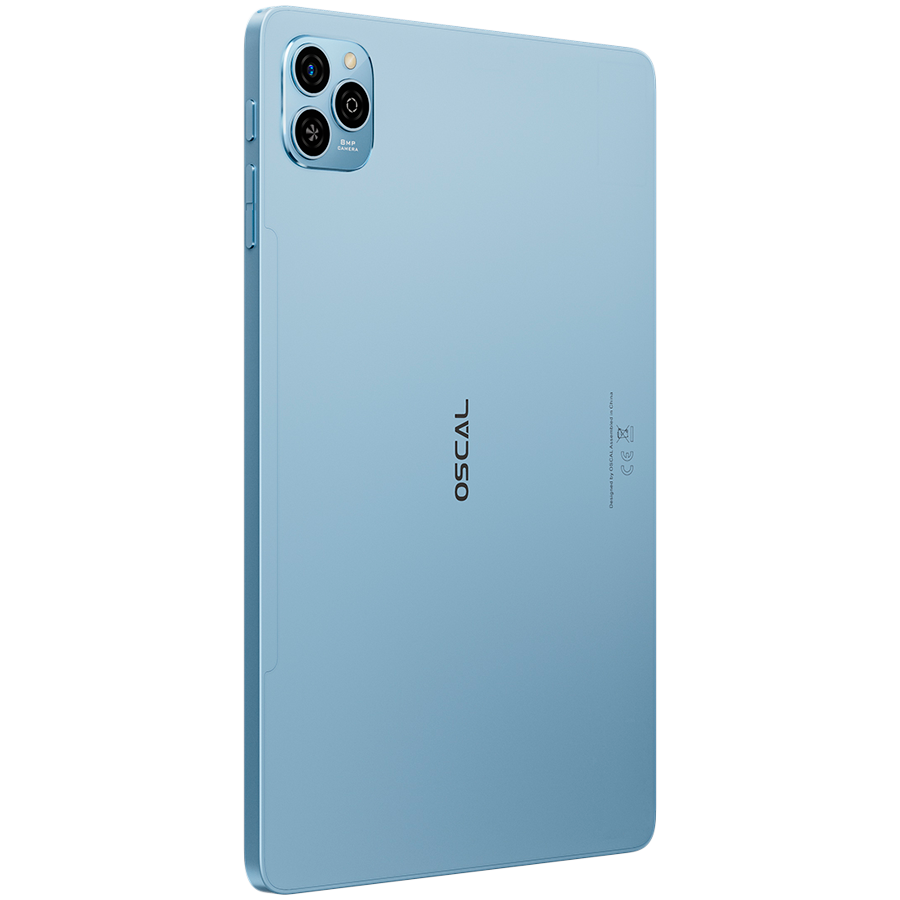 OSCAL Pad 9 LTE 10.1’’ HD IPS Tablet 128GB 4GB RAM 4G LTE Android 15 - Peak Blue - Blue - PC Tablet
