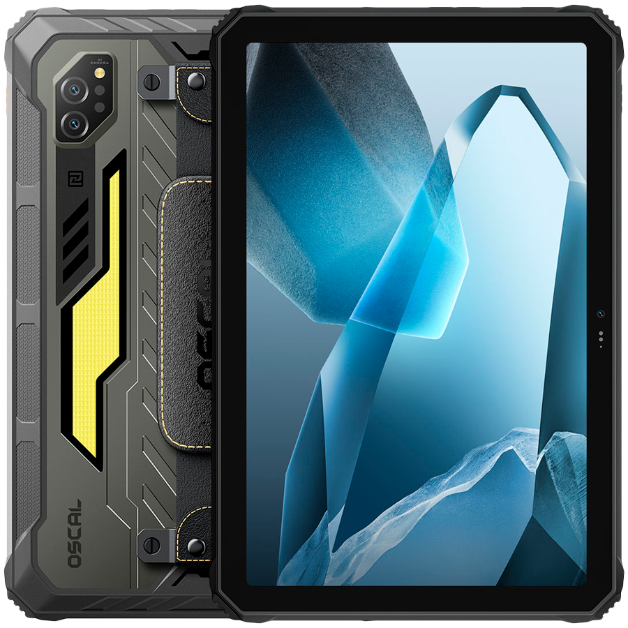 OSCAL Spider 10 LTE 11’’ Rugged Tablet 256GB Android 15 - Black - Black - PC Tablet