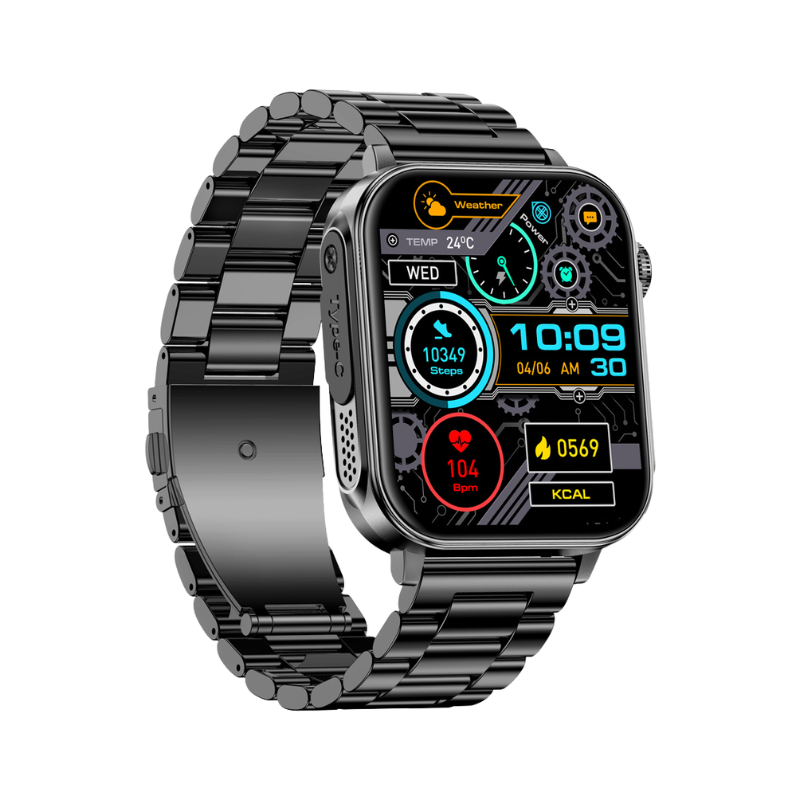 COLMi P80 Smart Watch - Black Steel