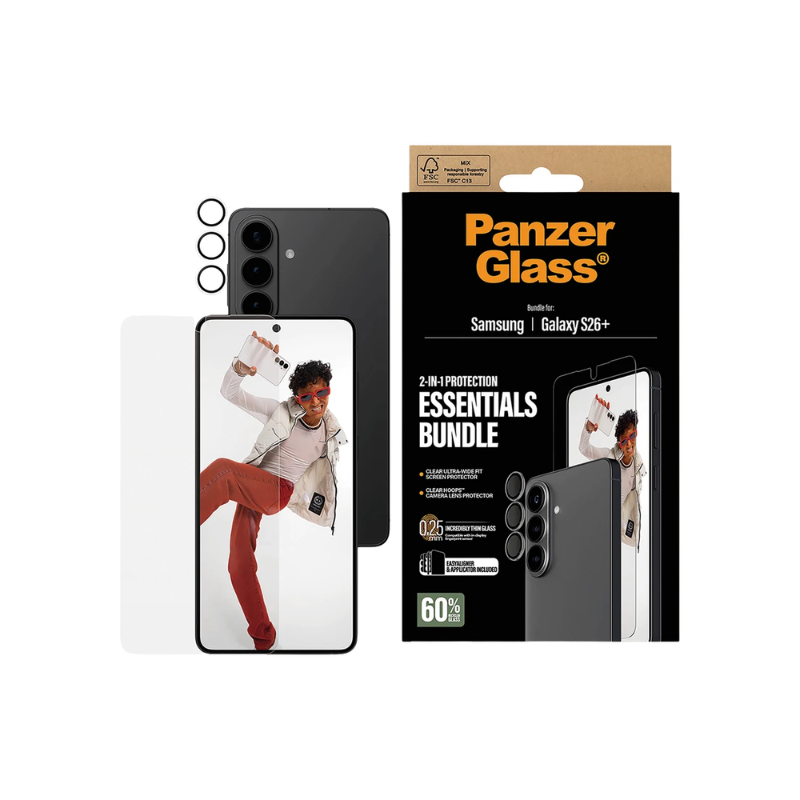 Panzer Glass Screen Protector and Hoops Samsung Galaxy S26+