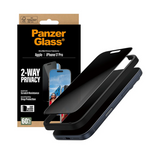 PanzerGlass 2-Way Privacy Screen Protector Apple iPhone 17 Pro | Ultra-Wide Fit EasyAligner - Clear