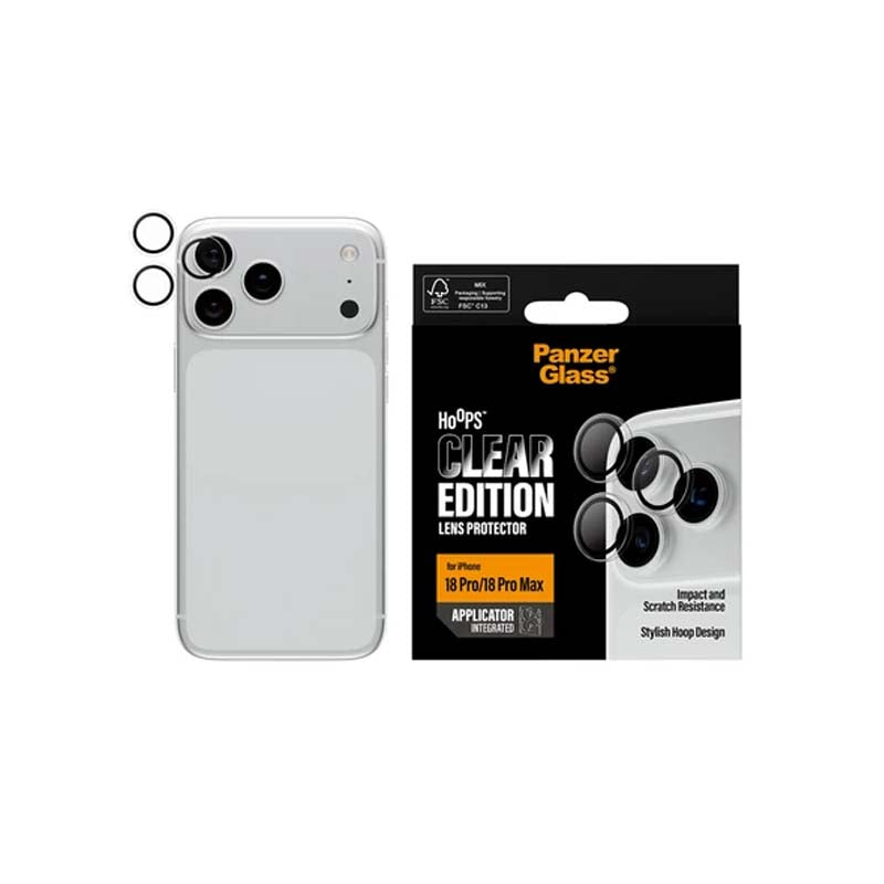 PanzerGlass Apple iPhone 18 Pro / 18 Pro Max Hoops - Transparent - Clear
