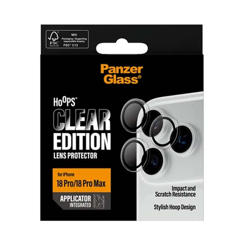 PanzerGlass Apple iPhone 18 Pro / 18 Pro Max Hoops - Transparent - Clear