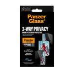 PanzerGlass Apple iPhone Duo 2-Way Privacy Front Screen Protector - Black