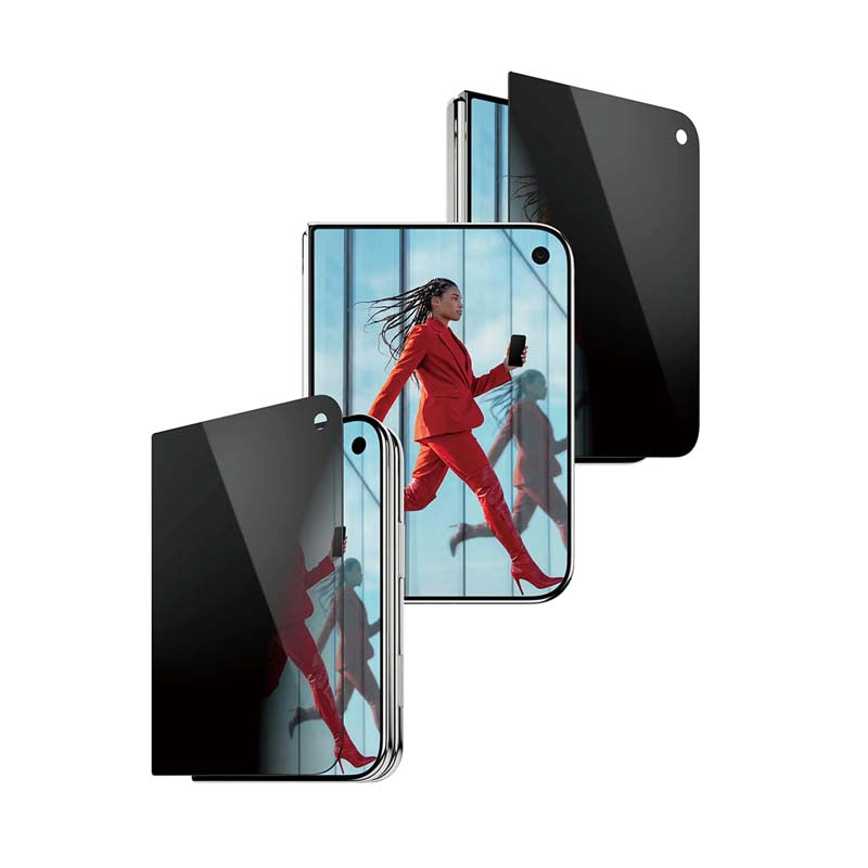 PanzerGlass Apple iPhone Duo 2-Way Privacy Front Screen Protector - Black