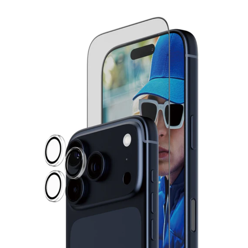 PanzerGlass Essentials Bundle Apple iPhone 17 Pro| Ultra-Wide Fit + Hoops