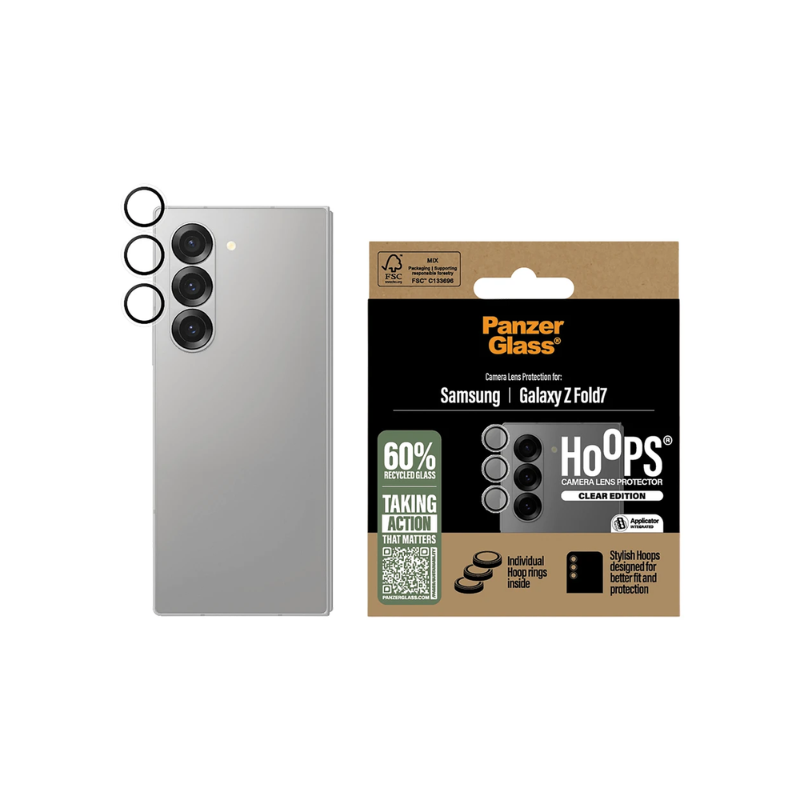 PanzerGlass Lens Protector Hoops Samsung Galaxy Z Fold7 - Clear