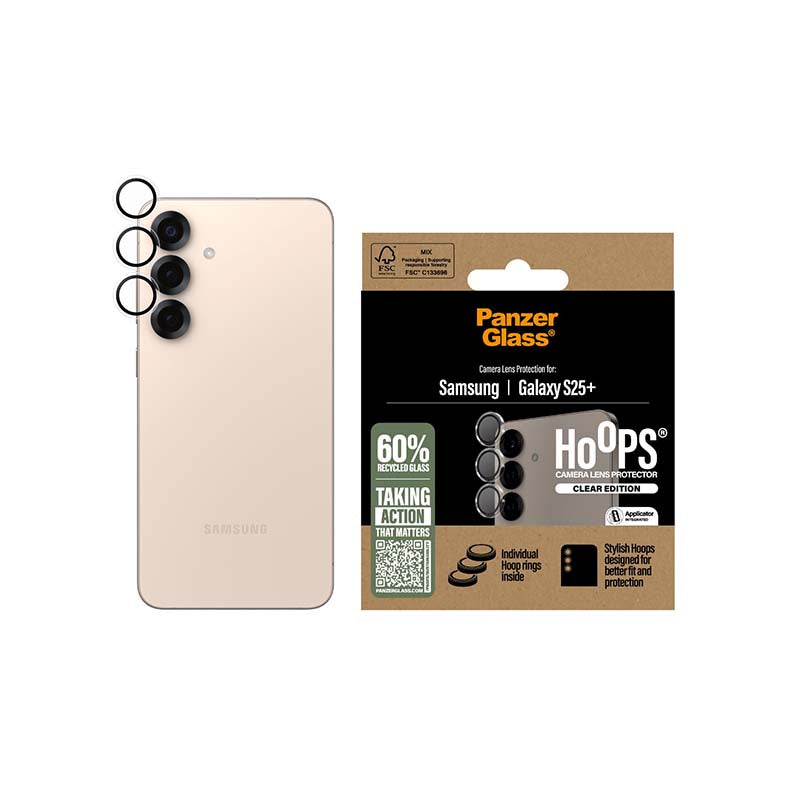 Panzerglass Samsung Galaxy S25 Plus Hoops Lens Protector - Clear - Clear