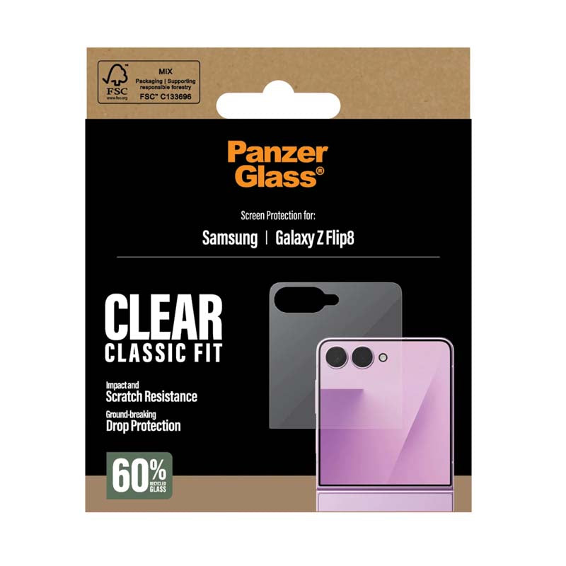 PanzerGlass Samsung Galaxy Z Flip8 Sub-Screen Protector - Clear - Clear