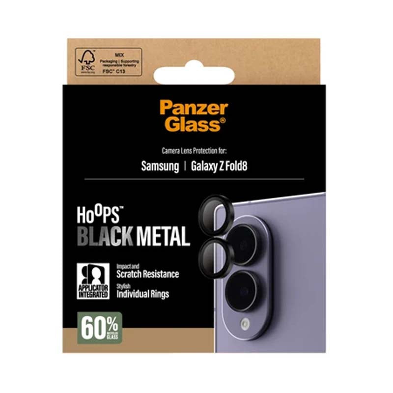 PanzerGlass Samsung Galaxy Z Fold8 Hoops Camera Lens Protector - Black - Black