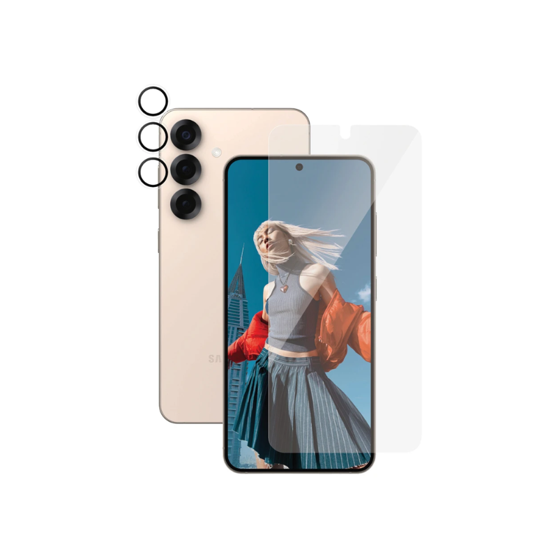 PanzerGlass Screen Protector and Hoops Samsung Galaxy S25 - Clear/Clear