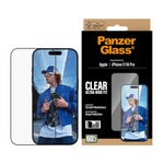PanzerGlass Screen Protector Apple iPhone 17 | iPhone 16 Pro | Ultra-Wide Fit EasyAligner - Clear