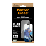 PanzerGlass Screen Protector Apple iPhone 17 Pro Max | Ultra-Wide Fit EasyAligner - Clear
