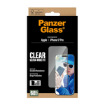 PanzerGlass Screen Protector Apple iPhone 17 Pro | Ultra-Wide Fit EasyAligner - Clear