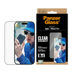 PanzerGlass Screen Protector Apple iPhone 17 Pro | Ultra-Wide Fit EasyAligner - Clear