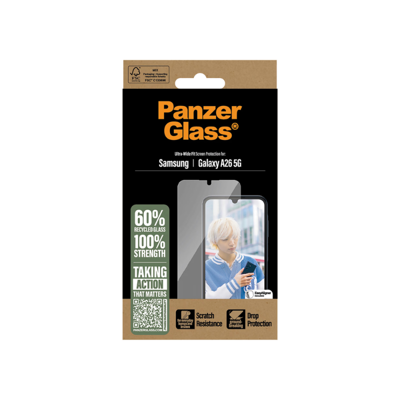 PanzerGlass Ultra-Wide Fit Screen Protector Samsung Galaxy A26 5G