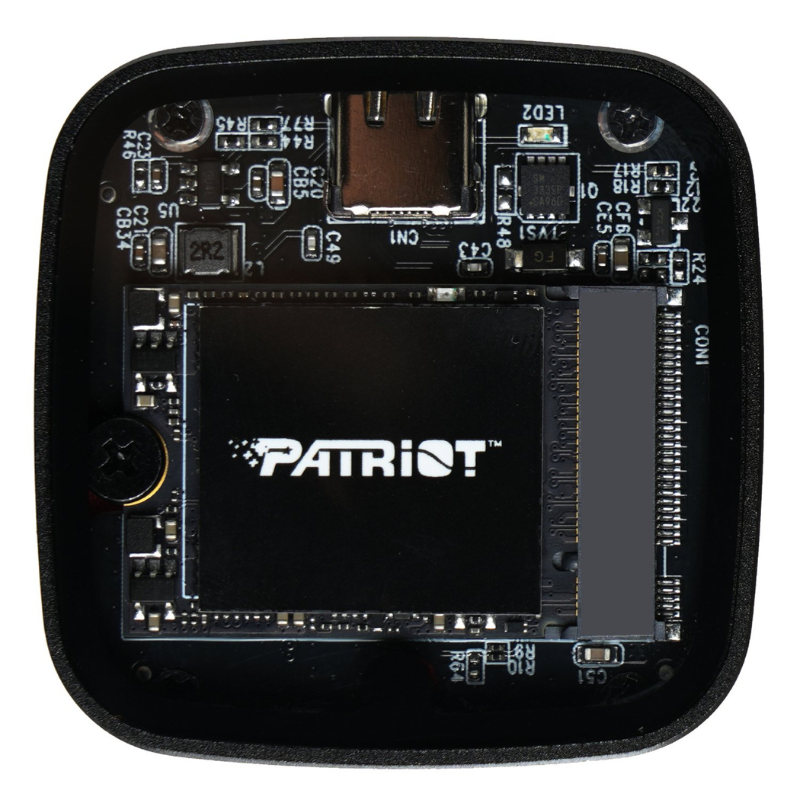 Patriot PDP31 500GB Type-C Portable SSD - Red / Black - Black/Red