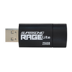 Patriot Rage Lite 256GB USB3.2 Flash Drive - Black - Black