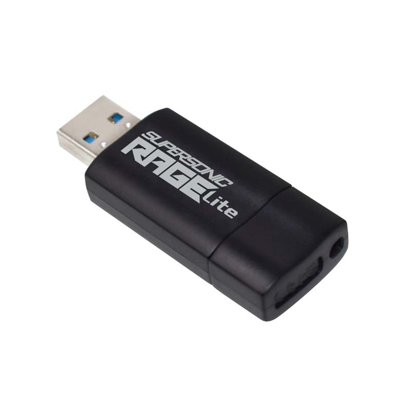 Patriot Supersonic Rage Lite 512GB USB 3.2 Gen1 Flash Drive - Black / Blue