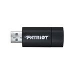 Patriot Supersonic Rage Lite 64GB USB 3.2 Gen1 Flash Drive - Black - Black