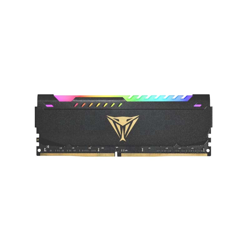 Patriot Viper Steel RGB 8GB DDR4 3600MHz Desktop Gaming Memory - Black