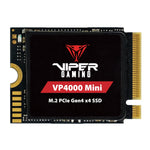 Patriot Viper VP4000 Mini 500GB M.2 2230 PCIe Gen4x4 SSD - Black