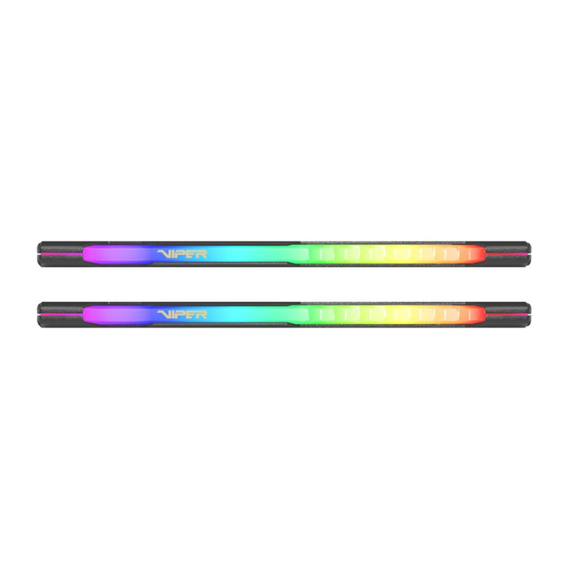 Patriot Vipersteel 32GB KIT (2x16GB) 3600MHz DDR4 Desktop Gaming Memory RGB - Black