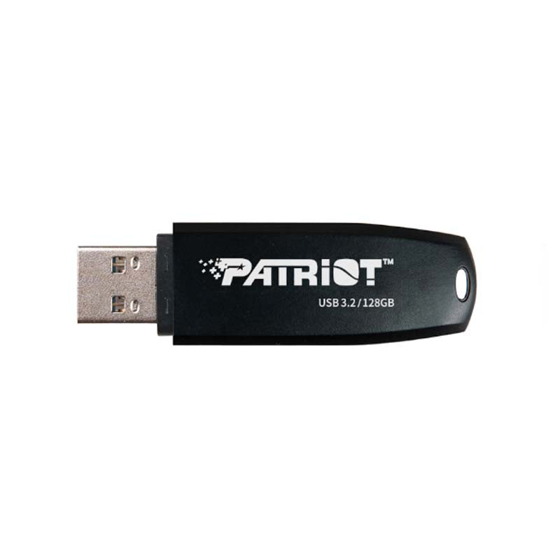 Patriot Xporter Core 128GB USB3.2 Flash Drive - Black - Black