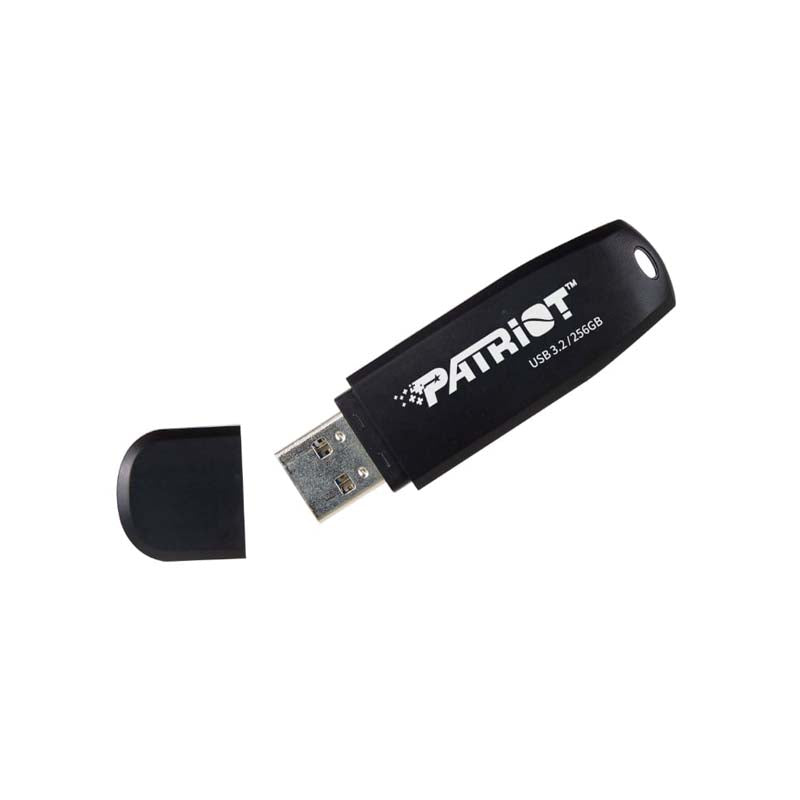 Patriot Xporter Core 256GB USB3.2 Flash Drive - Black - Black