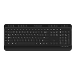 PCBuilder ALPHA Silent Wireless Keyboard and Mouse Combo - Black