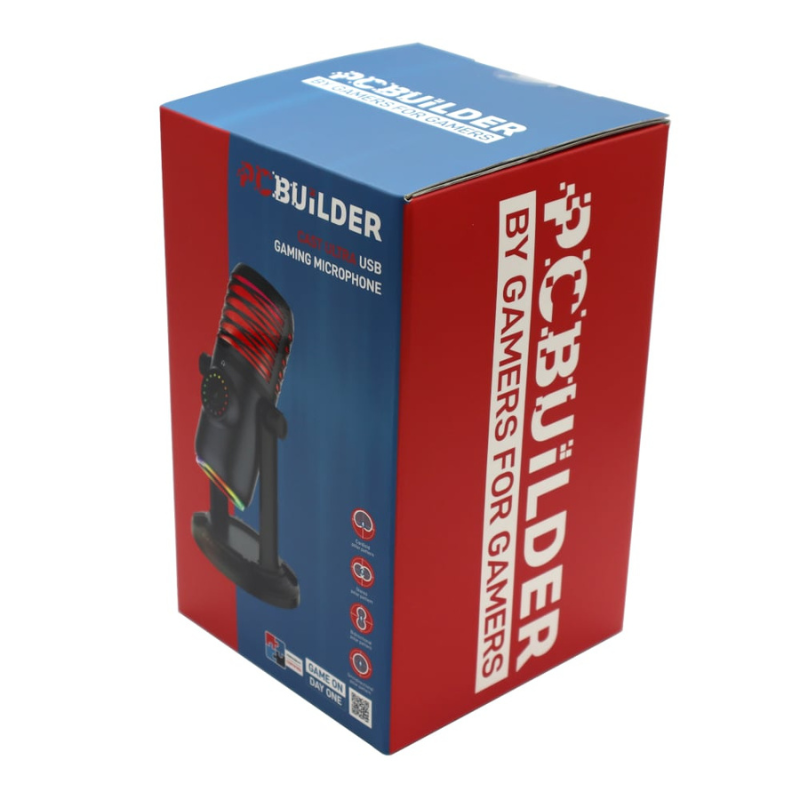 PCBuilder CAST ULTRA USB Gaming Microphone - Black